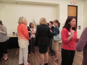 [Women in a circle at Tea on Tuesday 1]