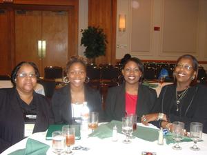 [Four women at 2007 Women of Color Conference]