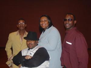 [Four guests at 2005 Black History Month event]