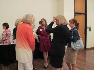 [Women in a circle at Tea on Tuesday 2]