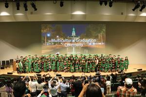 [Multicultural Center graduates at ceremony 1]