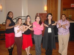 [Sorority group at 2005 Black History Month event, 3]