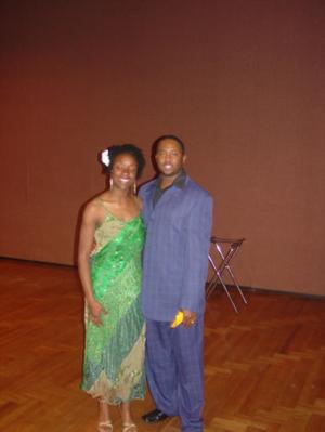 [Pair at 2005 Black History Month event, 1]