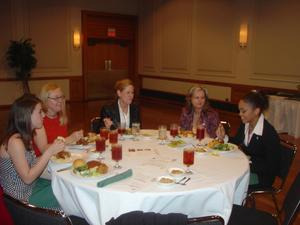 [Staff and students at 2007 Women of Color Conference]