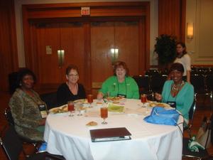 [Women sitting at 2007 Women of Color Conference]