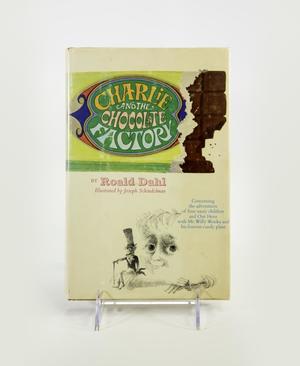 ["Charlie and the Chocolate Factory" book]