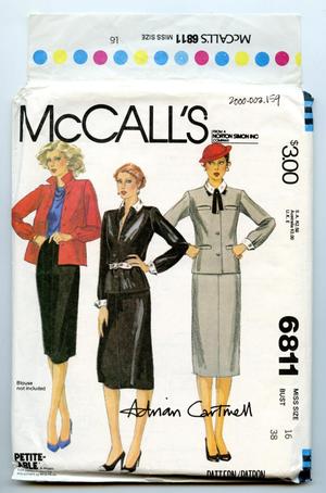 Envelope for McCall's Pattern #6811