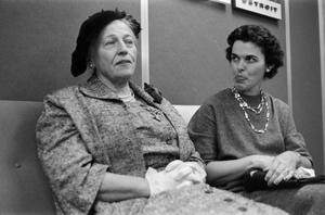 [Pearl S. Buck and unidentified woman]