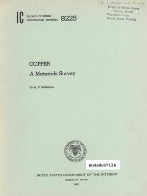 Copper: A Materials Survey