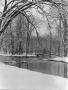 Thumbnail image of item number 1 in: '[Photograph of a river and bridge covered in snow]'.