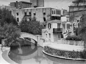 [Photograph of Rosita's Bridge on the San Antonio River Walk]