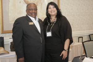 [Michael and Dina at 2012 TABPHE conference]