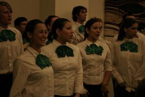 [Mariachi singers at 2004 La Raza event]