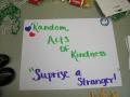 Photograph: [Random Acts of Kindness poster]