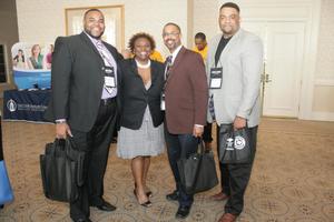 [Four people in hall at 2012 TABPHE conference]