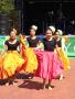 Primary view of [Four young girl dancers at carnaval]