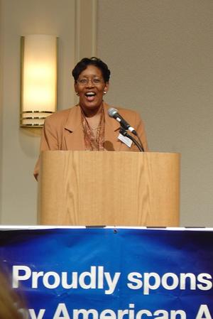 [Valerie Green speaking at Equity and Diversity conference]