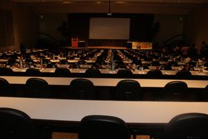 [Empty auditorium at 2012 TABPHE conference]