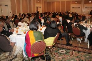 [Banquet tables at 2012 TABPHE conference]