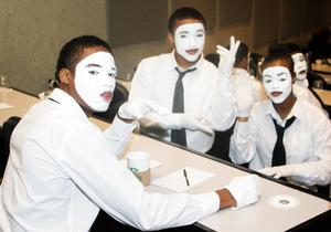 [Group of mimes at 2012 TABPHE conference]