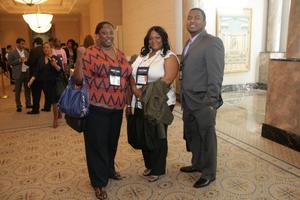 [Three people at 2012 TABPHE conference]