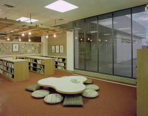 [Interior of the Dallas West Library]