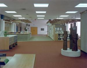 [Interior of Dallas West Library]