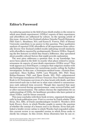 Primary view of object titled 'Editor's Foreword [Summer 2018]'.