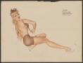 Thumbnail image of item number 1 in: '[1940 Pin Up posters for calendar mockup]'.