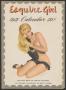 Primary view of [The 1951 Esquire Girl Calendar and Envelope]