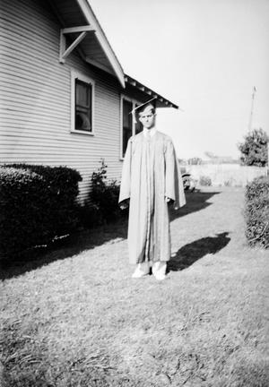 [Photograph of Byrd III in graduation attire, 2]