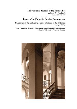 Image of the Future in Russian Communism: Narratives of the Collective Representations in the 1920s in the USSR