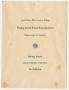 Pamphlet: [Commencement Program for North Texas State Teachers College, August …