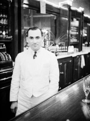 [Portrait of a bartender]