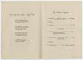 Thumbnail image of item number 2 in: '[Commencement Program for North Texas State Teachers College, May 31, 1931]'.