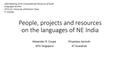 Thumbnail image of item number 1 in: 'People, projects and resources on the languages of NE India'.