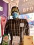 Photograph: [Monster Mannequin with face mask at Recycled Books]