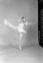 Photograph: [Blurry photograph of a girl dancing in a photo studio]