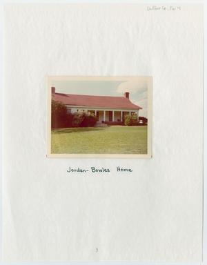 [The Jordan-Bowles Home documentation]