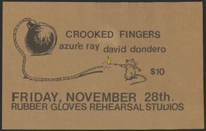 Primary view of object titled '[Concert Poster: Crooked Fingers]'.