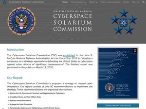 Primary view of Cyberspace Solarium Commission