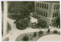 Photograph: [Science Building and gazebo at North Texas State Teachers College]