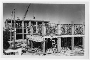 [Crumley Hall construction at North Texas State University]