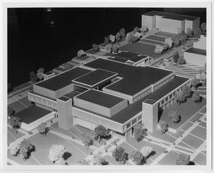 [Architectural Model of University Union at North Texas State University]
