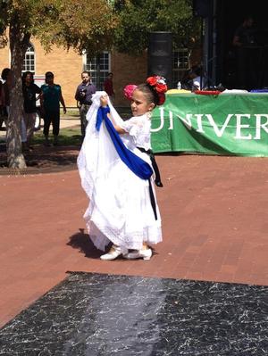 [Young folklorico dancer at 2012 Carnaval 2]
