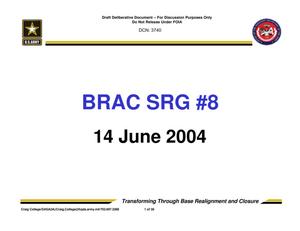 Army - Surge #8 - June 14, 2004 - Briefing and Minutes