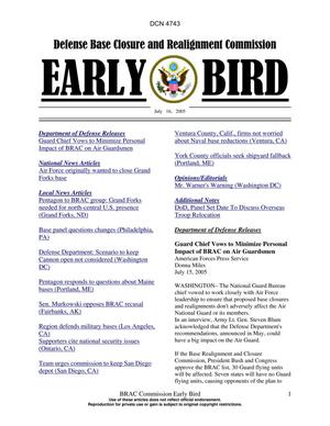 BRAC Early Bird 16 Jul 05
