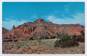 [Postcard of Capitol Peak in Palo Duro Canyon]