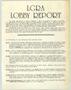 Report: [LGRA lobby report, undated]