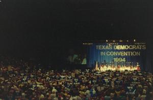 [1994 Texas Democratic Convention stage and crowd]